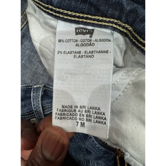 Levi Strauss & Co. 535 Denim Legging Jeans Zipper Hem Medium Wash Womens Size 7M - Picture 8 of 14